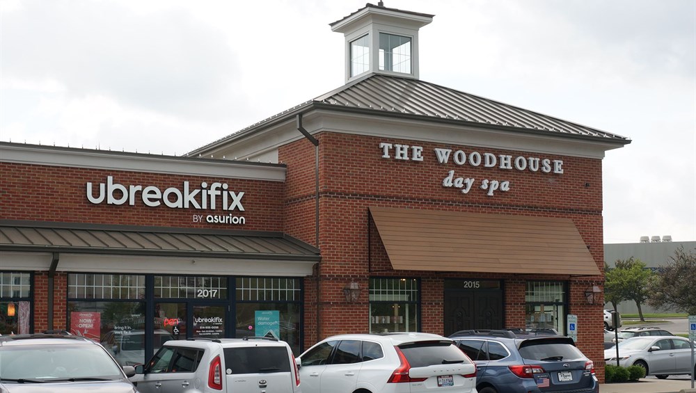 Woodhouse Day Spa and uBreakiFix Now Open